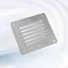Square Louvered Vent Cover Silver Window Square Vents Marine Boat Air Vent Plate  RV Trailer