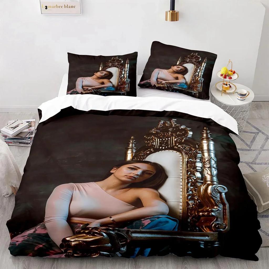 Fashion 3D Printed Singer E-Eva Queen Bedding Set Boys Girls Twin Queen King Size Duvet Cover Pillowcase Bed boys Adult Bedroom
