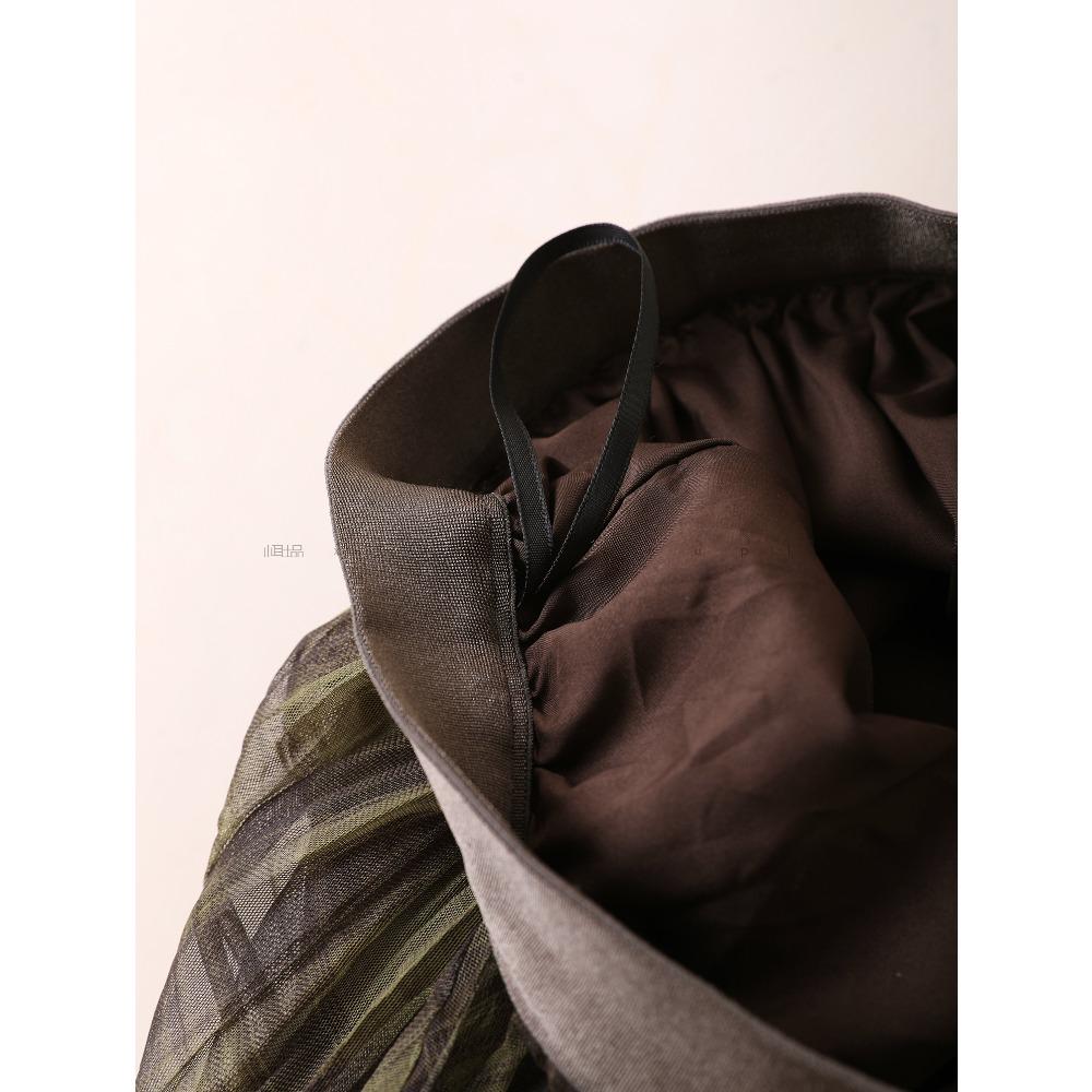 Dimanaf 2025 Autumn Women New Skirts Plaid Loose Elastic Waist Pleated Elegant Long Skirts Red