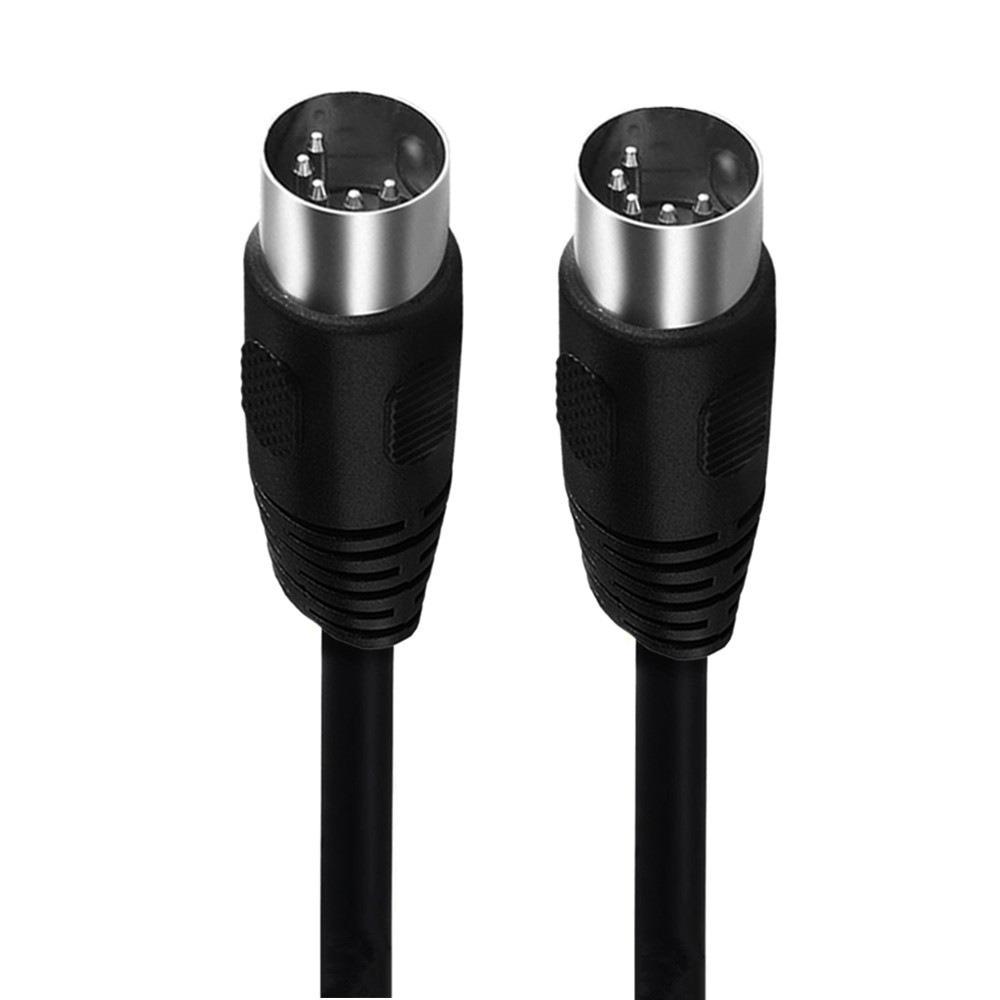 10 Stück MIDI DIN 5-Pin Stecker auf Stecker Audio-Verlängerungskabel 5-Pin DIN Audiokabel für elektronische Tastatur Lautsprecher Mischpult Schönheitsmaschine Längen 0,5/1/1,5/3/5m