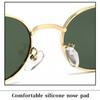 Small Frame Retro Oval Sunglasses Fashionable Men'S And Women'S Street Photography Sunglasses Trendy Round Frame Sunglasses