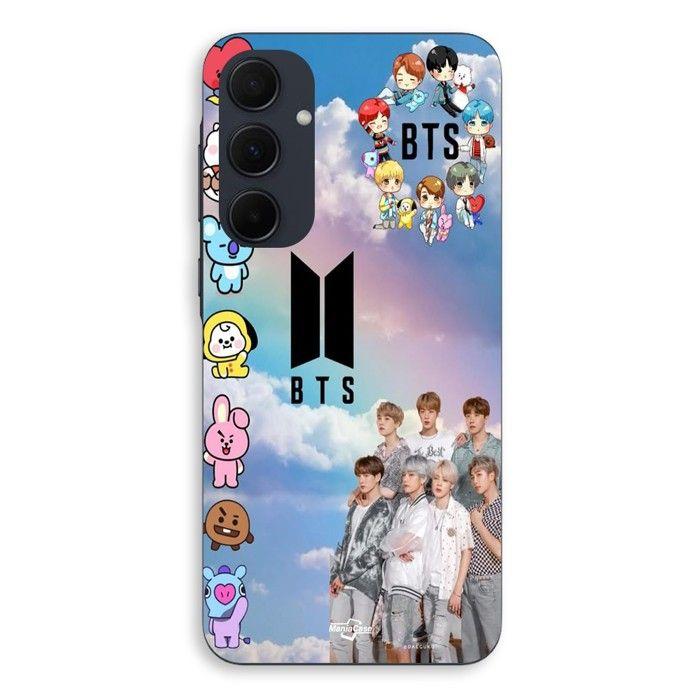 Coque de téléphone - MANIACASE - Samsung galaxy A55 - Kpop BTS - Silicone - Souple