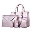 Neue dreiteilige Damentasche modische Ein-Schulter-Umhängetasche Kind- und Muttertasche tragbare große Tasche Mutter- und Kind-Set-Tasche