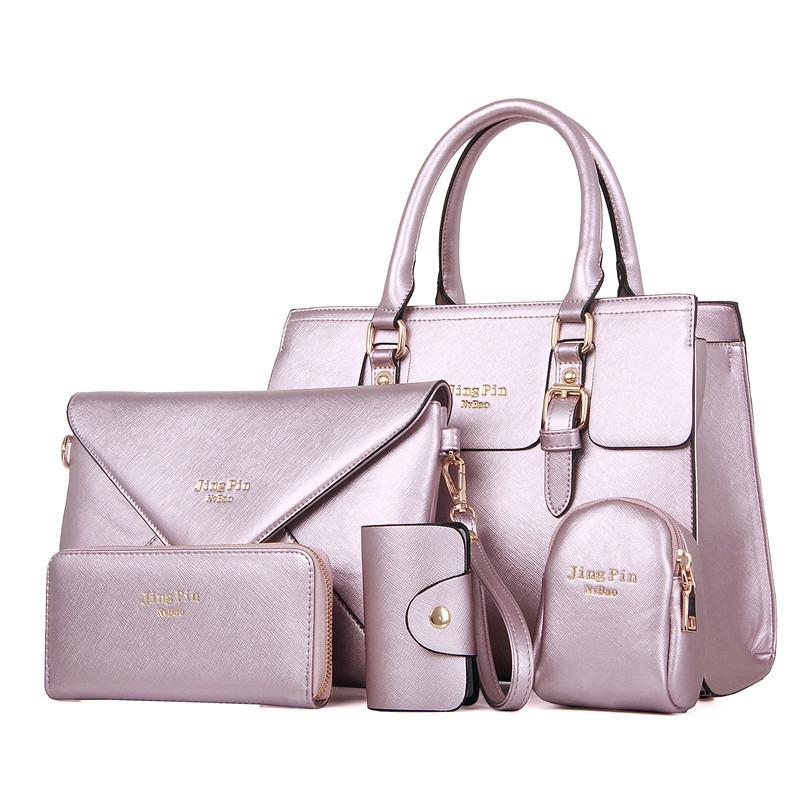 Neue dreiteilige Damentasche modische Ein-Schulter-Umhängetasche Kind- und Muttertasche tragbare große Tasche Mutter- und Kind-Set-Tasche