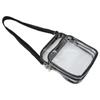 Clear Messenger Bag Large Capacity Adjustment PVC Dirt and Water Resistant Transparent Shoulder Bag