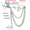Fashion Creative Pins Tassel Personality Commuter 1pc Elegant Festival Gifts Women Star And Crescent Fashion Clothing Pendants Accessories Brooches