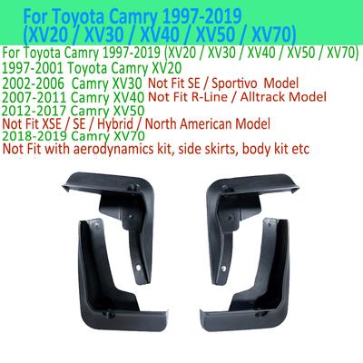 Für Toyota Camry XV20 XV30 XV40 XV50 XV70 20 30 40 50 70 1997- Auto Kotflügel Spritzlappen Schmutzfänger Auto