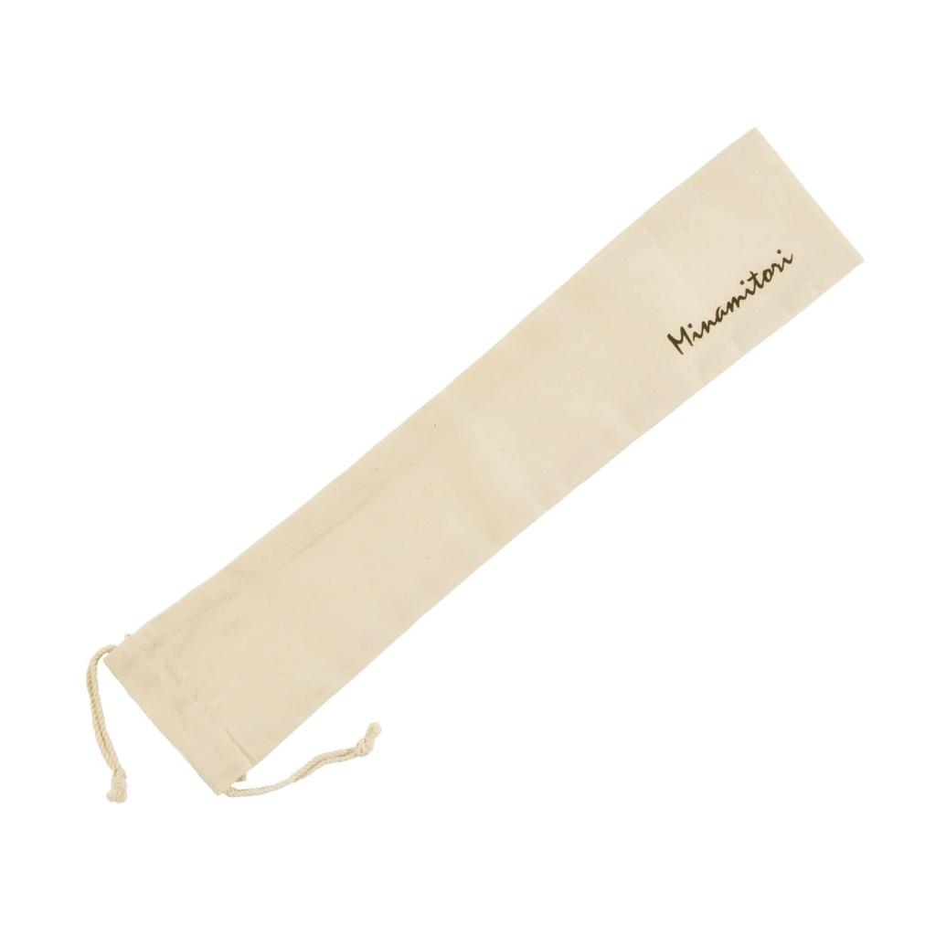 My Bachi Minamitori American Hiba Warranty Storage (Red) - (Japanese Cypress) - 39cm, Lightweight, Roll-Up Type, 2-Month (Includes Bag)