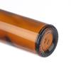 5ml 10ml Bursztynowe Przezroczyste Szklane Butelki Roll-on Plastikowa Nakrętka Imitująca Drewno Próbne Buteleczki z Kulka do Olejków Eterycznych Perfum