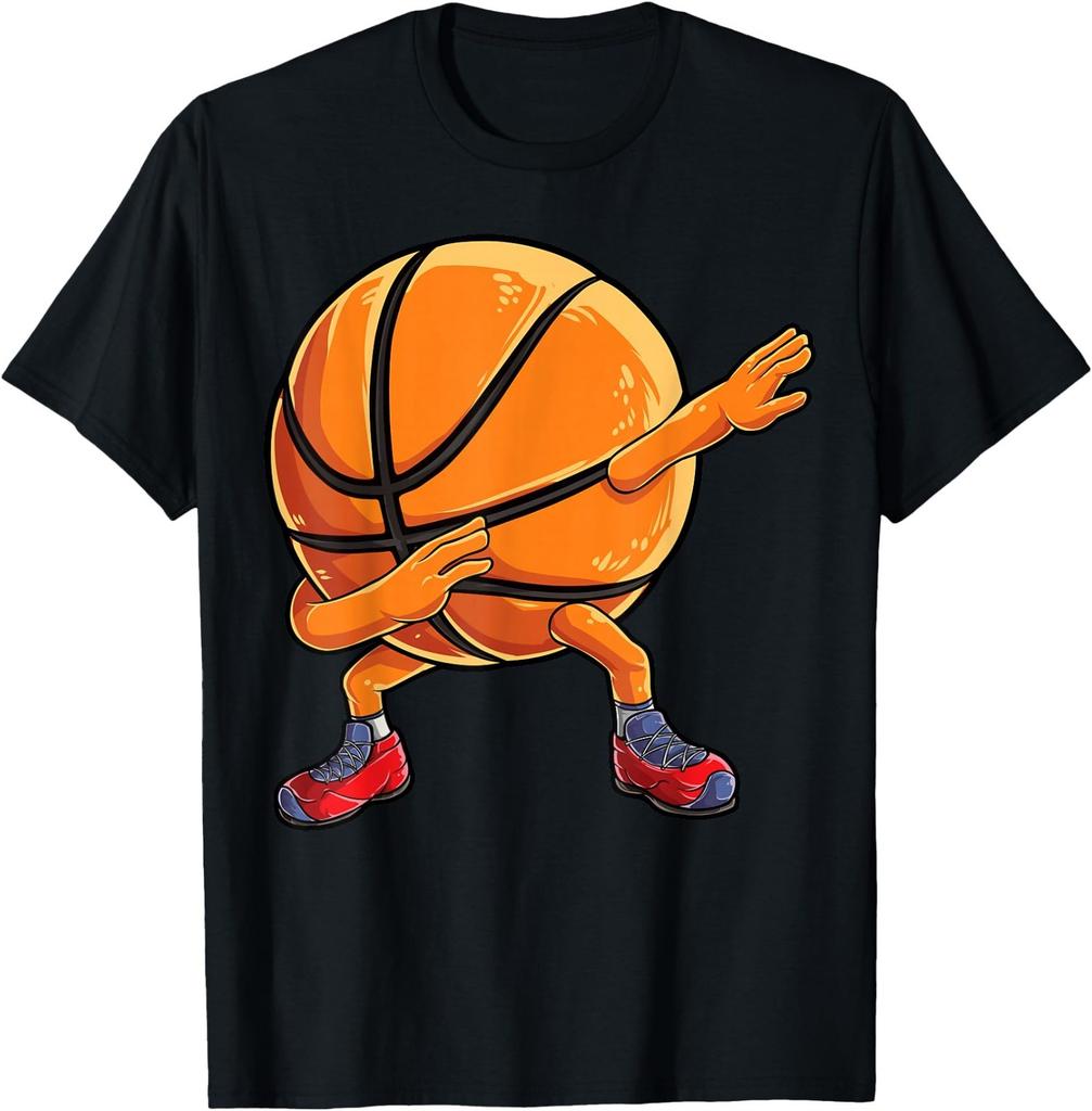 Dabbing Basketball Ball Lustig Männer Frauen Sportler Dab T-Shirt