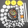 82Pcs Plastic Gear Package Kits DIY Gear Assortment Accessories for Toy Motor Car Robot Various Gear Axles Belt Bushings