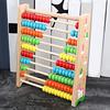 Abacus for Kids Wooden Counting Number Frame with Colorful Beads Toy Educational Classic 10