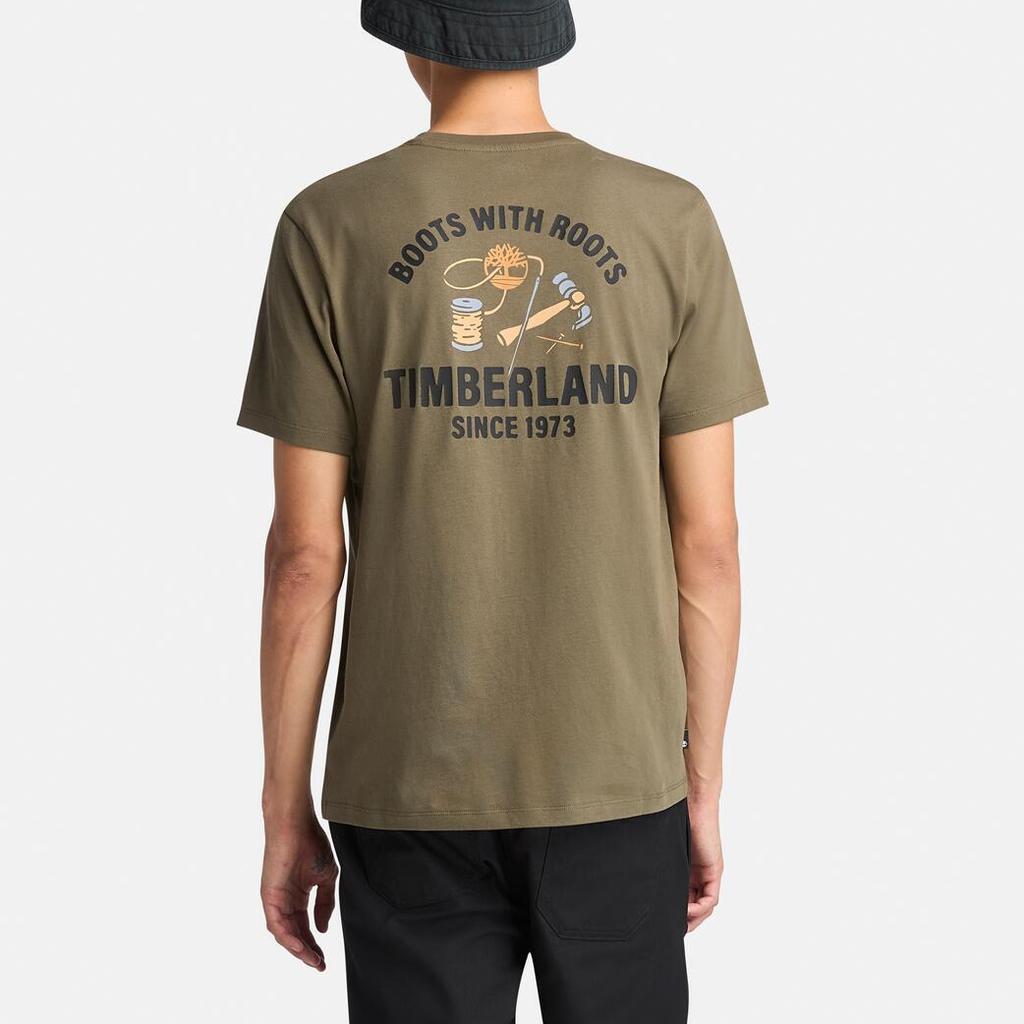 Timberland Sports Round Neck Casual Short Sleeve T-Shirt Men T-Shirts A69HU-A58