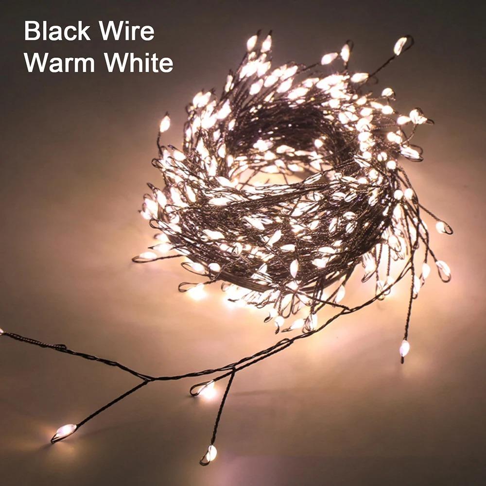 3M USB LED String Lights Copper Silver Wire Garland Light Waterproof LED Fairy Lights For Christmas Wedding Party Decoration