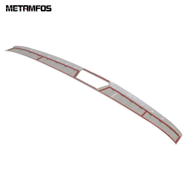 Accessories For Subaru Forester SK - 2024 Stainless Rear Trunk Bumper Foot Plate Tailgate Door Sill Scuff Guard Plate