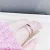 Adjustable Women's Ring Temperament Tide Ring Design Fashion Personality Commuter Style Index Finger Ring Wedding Party Jewelry Elegant Accessories