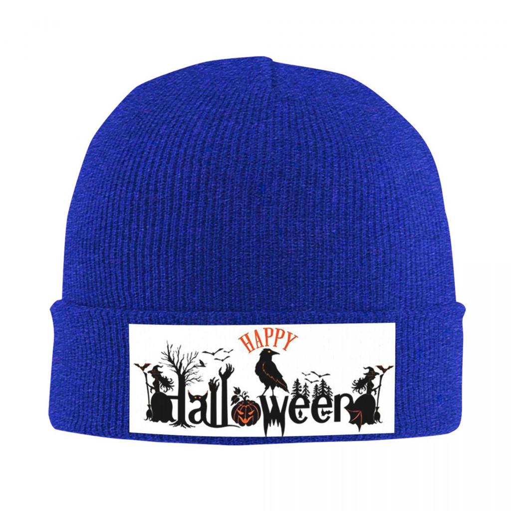 Happy Halloween Warm Knitted Cap Winter Knit Bonnet Hat Skullies Beanies Hip Hop Caps for Unisex