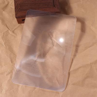 Magnification X3 Large Sheet Magnifier Ultra-Thin Multifunctional Reading Aid Lens PVC Portable Glass Lens
