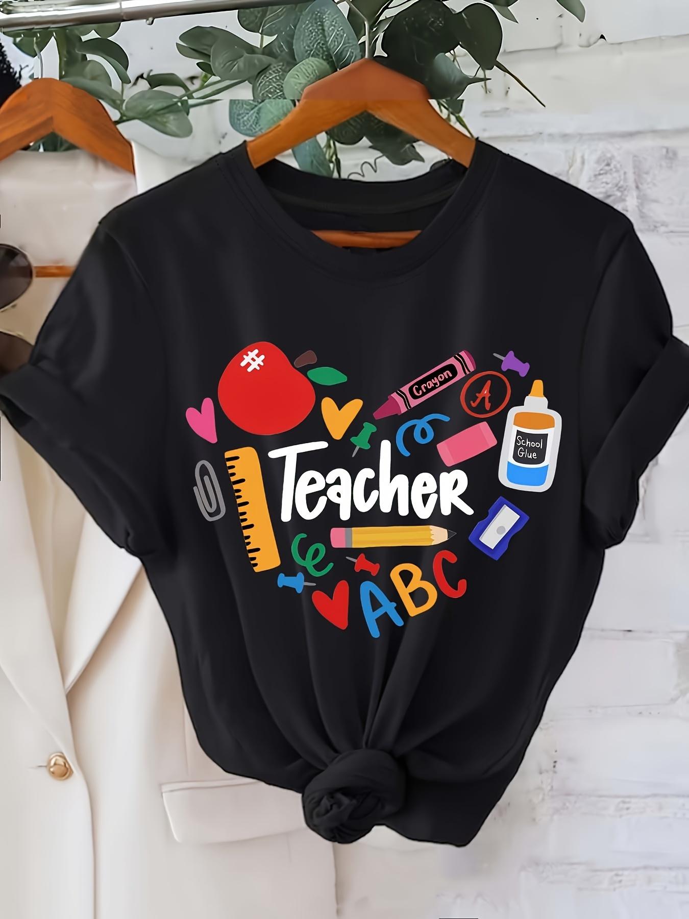 

Женская футболка с круглым вырезом и принтом в виде букв из чистого хлопка, простой дизайн, удобная и дышащая, универсальная вещь XL чёрный