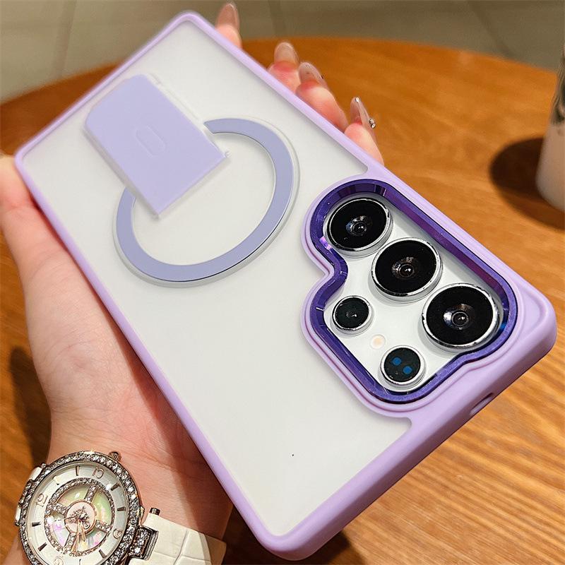 Invisible Magnetic Phone Case for Samsung S25 Ultra, Compatible with S24 FE/S23/S25 Plus