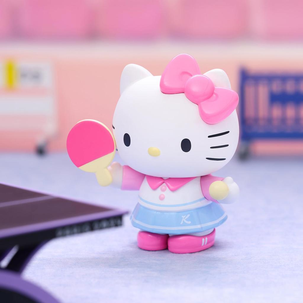TOP TOY Sanrio Characters Genki Sports Day Series [1 Piece] Gachapon Blind Box Figure Soft Vinyl PVC Present Birthday Gift Kitty Kuromi Cinnamoroll