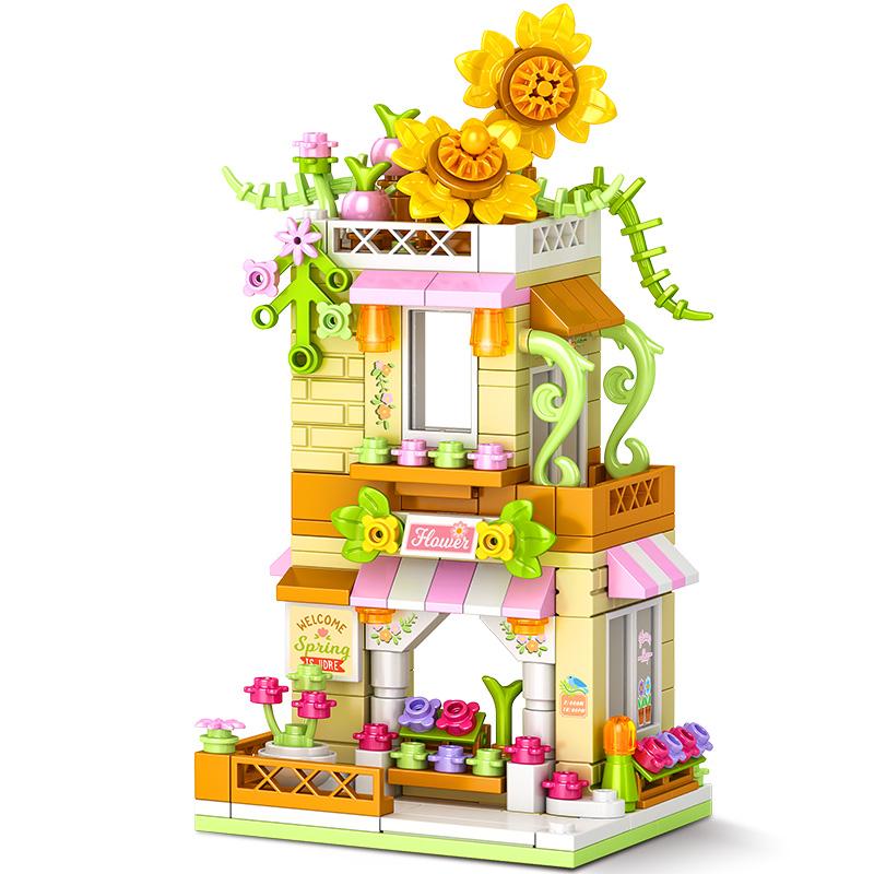 City Corner Street View Building Blocks Set, DIY Puzzle Toy, Ideal Home Decor & Must-have Holiday Gift
