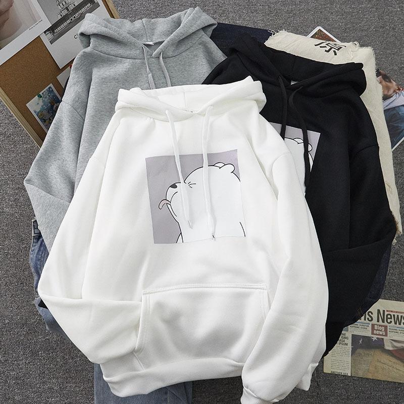 Sudaderas con Capucha para Mujer con Estampado de Patrón Lindo, Felpa Nueva Holgada de Manga Larga, Jersey con Capucha para Otoño e Invierno