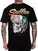 Sullen Unisexs Another Day Short Sleeve Premium TShirt Tattoo Style Skull Tee