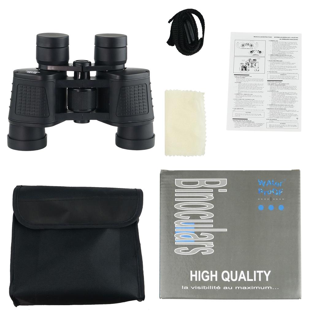 Cross Border 80X80 Five Bar Binoculars for High-definition Observation of Sunrise and Sunset, Portable Outdoor Telescope