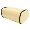 Metal Bread Box Champagne Color Small Drum Type Metal Bread Bin for Kitchen Countertop