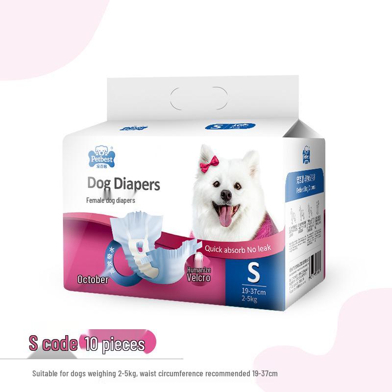Disposable Male Dog Diapers for Teddy, Bichon Frise, and More - Pet Sanitary Underwear
