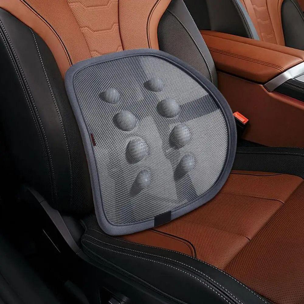 Ventilate Lumbar Seat Pillow Mesh Auto Pad Cushion Relieve Fatigue Car Lumbar Support  Summer