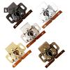 1 Set Cabinet Door Lock Built-in Spring Rustproof Electroplated Adjustable Easy Installation Multipurpose Iron Cabinet Latch Cupboard Door Lock