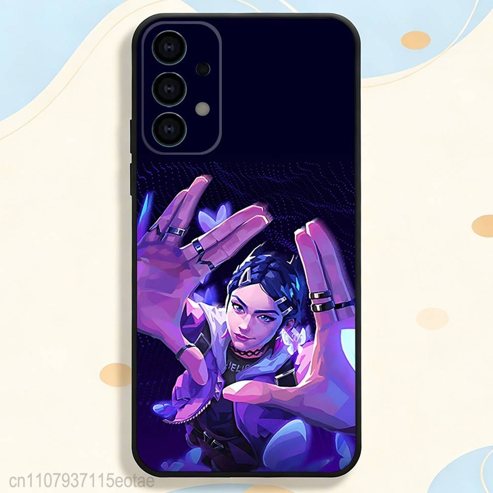 

Popular V-Valorant C-Clove Phone Case For Samsung S25,S26,S24,S21,S22,S23,S30,Ultra,S20,Plus,Fe,Lite,5G Black Cover SamsungS235G