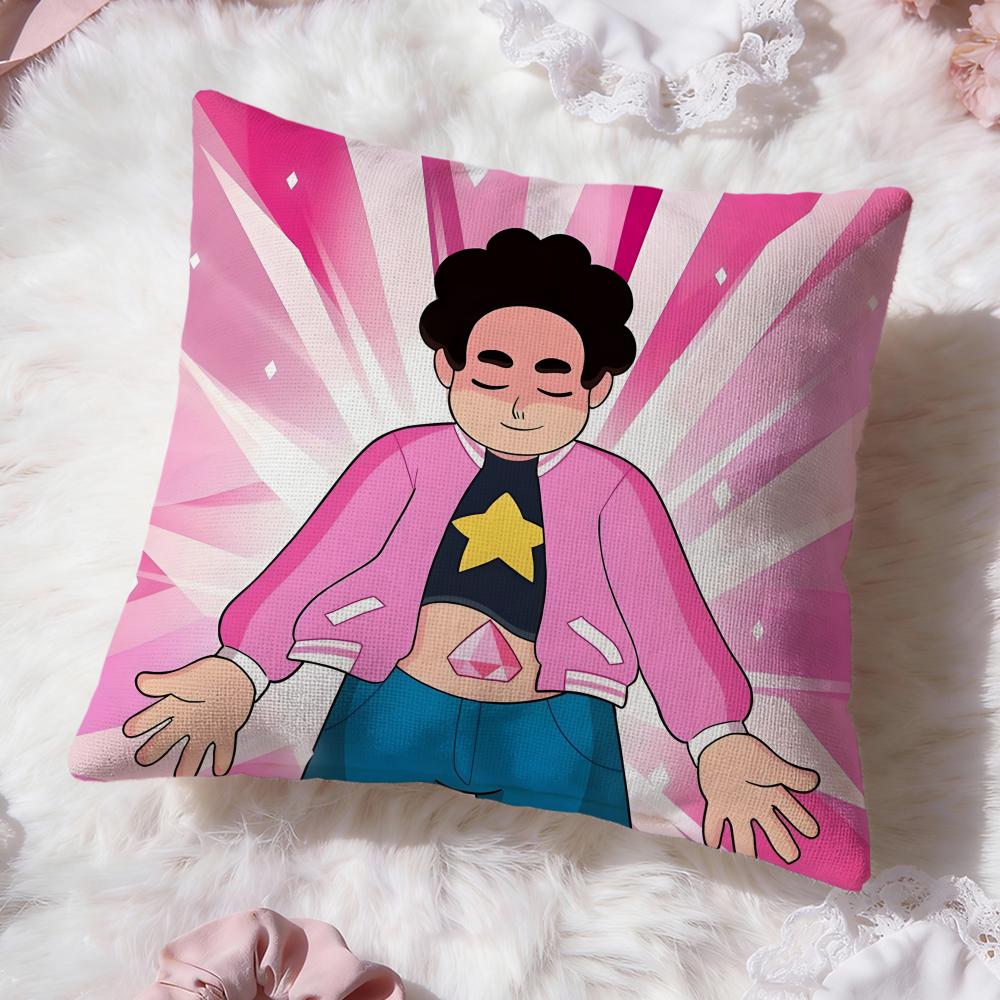 S-Steven Universe FutureS Cushion Cover Premium Comfort Reversible Pillow Cove -Two in One Design for Any Room & Car Interior