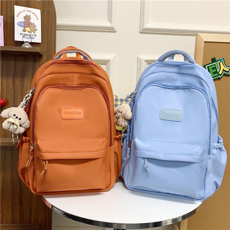 Schoolbag 1011 Spring New Schoolbag for High School Students and Junior High School Students College Students Large Capacity Color-Blocked Backpack