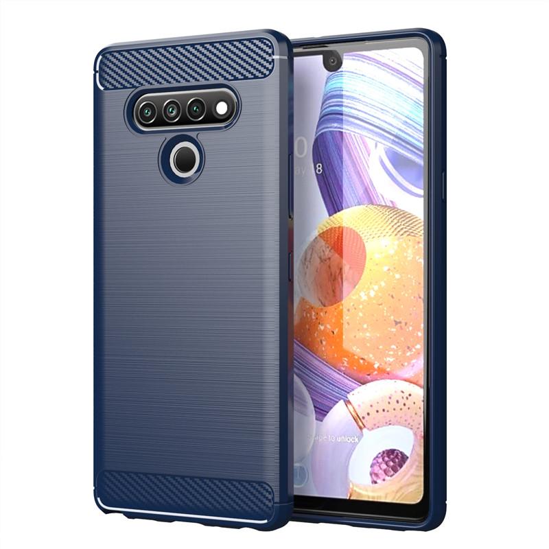 For Cover LG Stylo 6 Deksel For LG Stylo 6 Coque TPU Armor Silikon Støtfangerdeksel For LG K61 K40S K41S K51S Stylo 6 Velvet Fundas