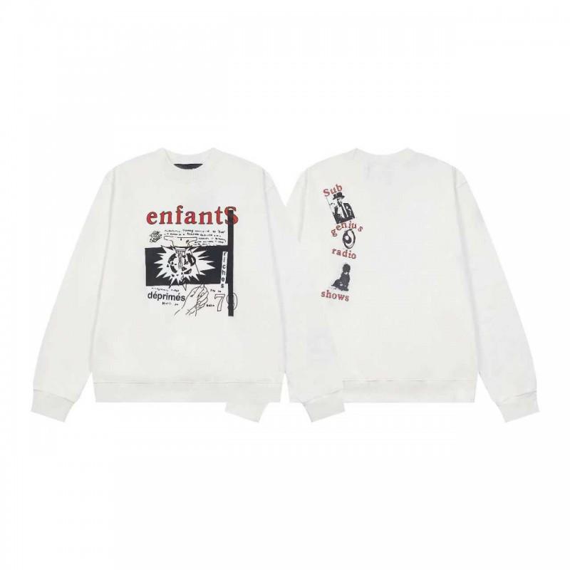 Unisex Oversized Hoodie With Distressed Washed Cotton Print Streetwear Youth Fall
