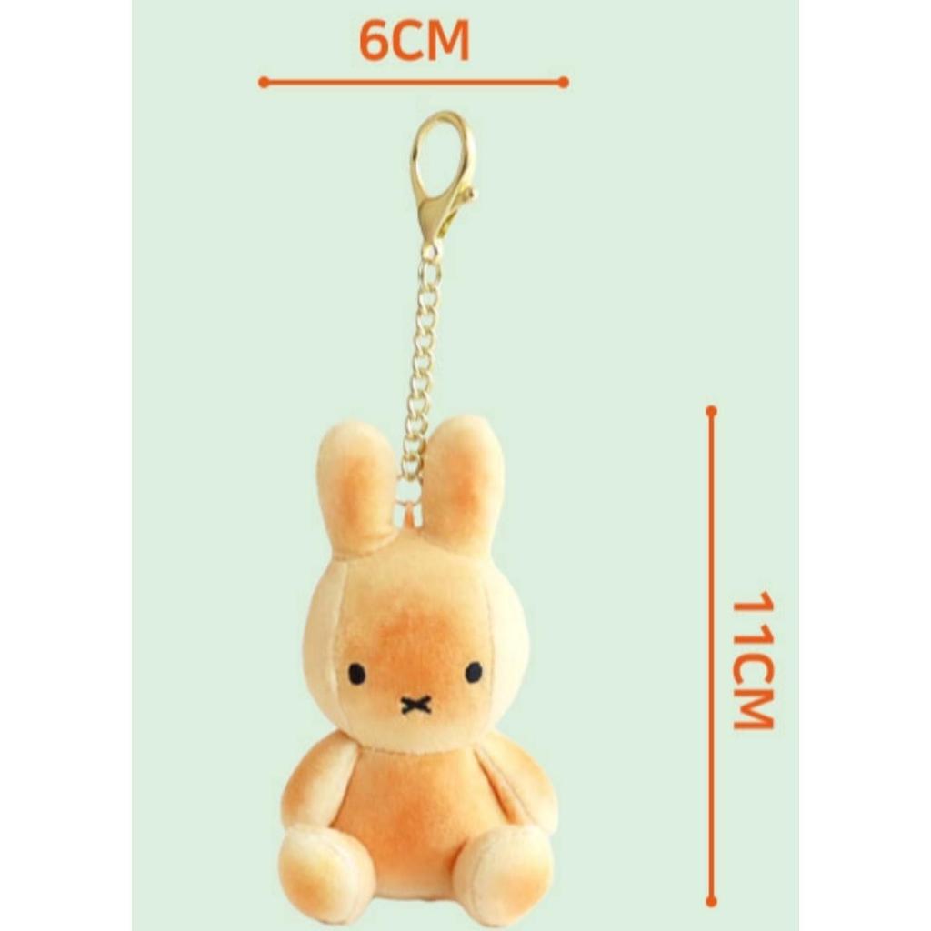 MANY A LITTLE Miffy Baked Bread Keychain