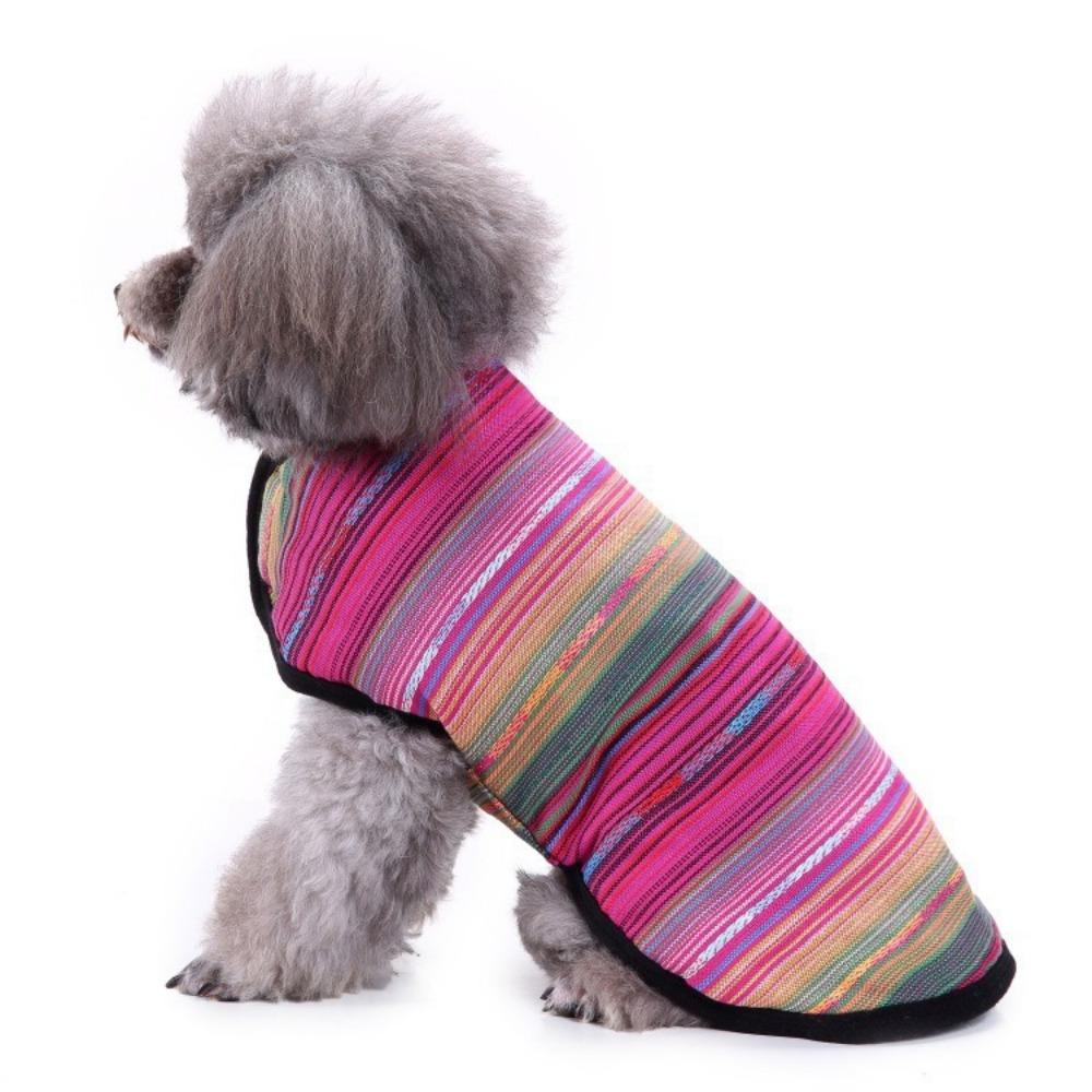 Colored Dog Clothing Walking the Dog Out Folding Portable Winter Pet Supplies Clothes
