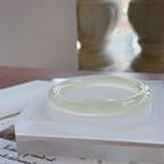 Translucent Afghan Jade Round Bracelet for Girls