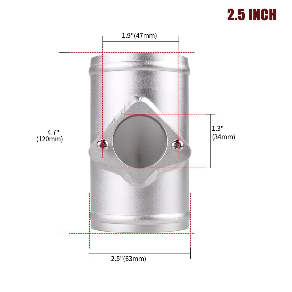 

63/70/76MM Air Flow Sensor Mount For Volkswagen Nissan Cadillac MAF Air Intake Meter Adapter Tube 2.5 2.75 3 MAF012 63mm