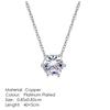 Fashion Crown Pendant Necklace for Women Retro Vintage Classic Rose Gold Cubic Zirconia Chain On Neck Trendy Jewelry N390