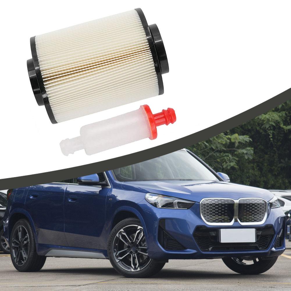 Nou-nouț Instalați cu ușurință set de filtru de aer combustibil Accesorii auto pentru Polaris pentru RZR Înlocuire din plastic alb + negru