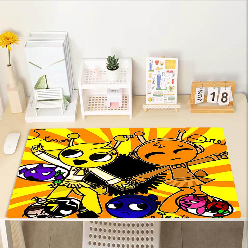 Sprunki Theme Mouse Pad, Non Slip Rubber Base, Multifunctional Office & Home Decor, Perfect for Workspace Personalization.