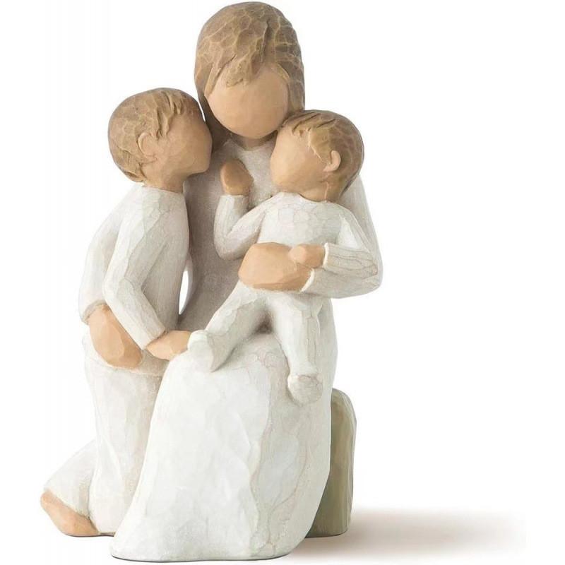 Quietly Willow Tree Figurine Mother Holding Baby Ornaments Home Desk 13cm Gift