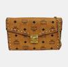 [Pre-Owned] Patricia Visetos Rhinestone Letter Eagle Print Pvc Chain Envelope Shoulder Crossbody Wallet - Fair #105W5NM