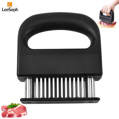 Meat Tenderizer with 48 Stainless Steel Sharp Needle Blades, Kitchen Cooking Tool for Tenderizing Beef, Pork, Turkey, Fish
