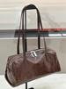 Korean Retro Bowling Bag: Women's 2025 Versatile Fashion - Large Capacity Handheld & Shoulder Bag