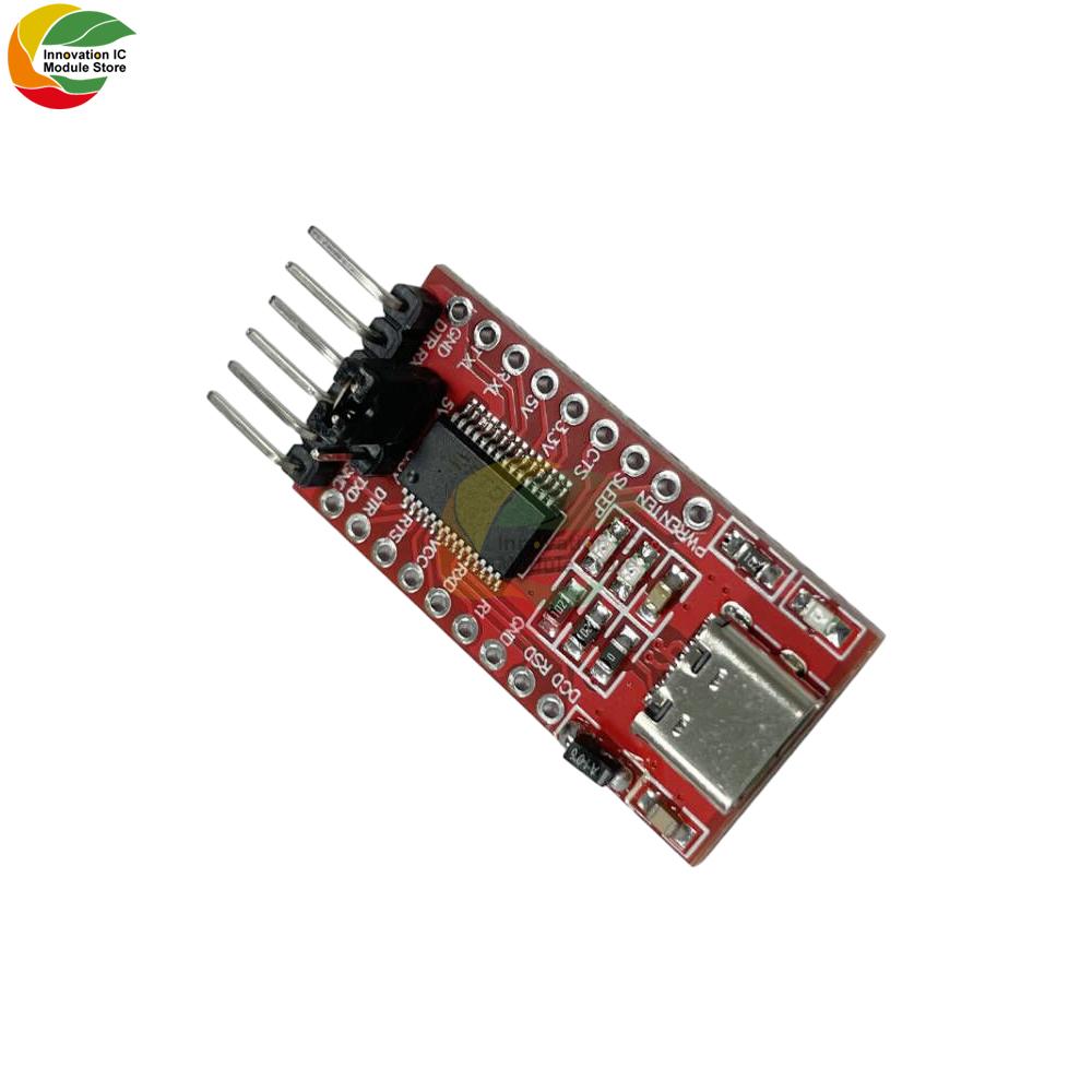 FT232RL USB to TTL Adapter Module Type-C Serial Converter with Overcurrent Protection for Arduino 3.3V 5V